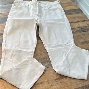 Madewell White Denim Jeans